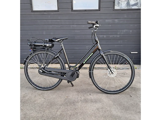 Elektrische fiets, batavus, e-fonk, zwart - afbeelding 3 van  10