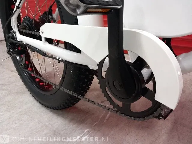 Elektrische fiets beach cruiser, wit, bouwjaar 2023 - afbeelding 10 van  25