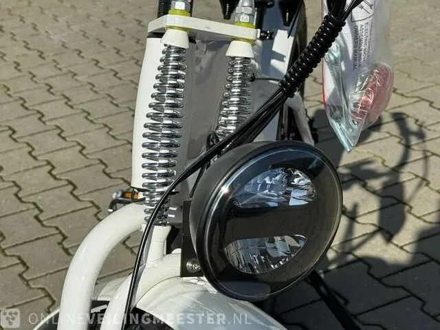 Elektrische fiets beach cruiser, wit, bouwjaar 2023 - afbeelding 13 van  25