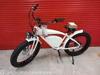 Elektrische fiets beach cruiser, wit, bouwjaar 2023 - afbeelding 12 van  25