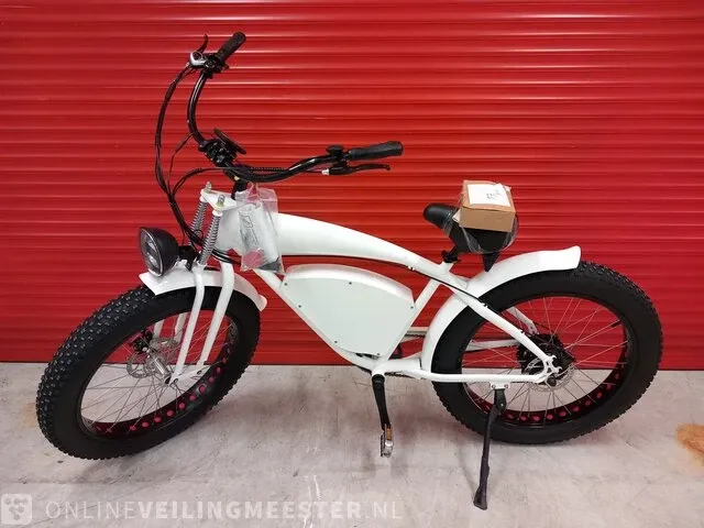Elektrische fiets beach cruiser, wit, bouwjaar 2023 - afbeelding 20 van  25