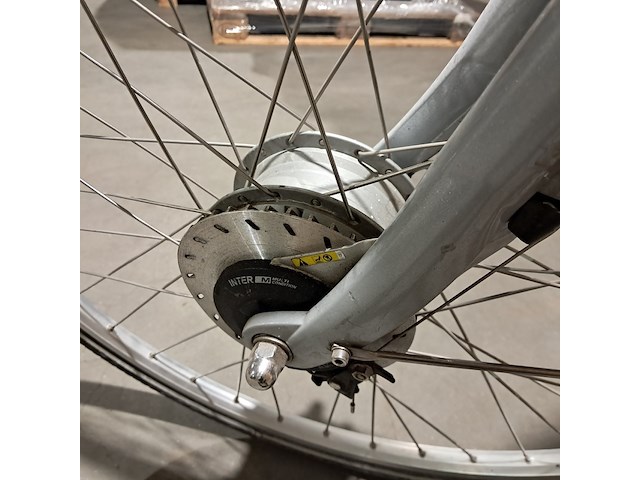 Elektrische fiets, gazelle, orange, grijs / chroom, 2010 - afbeelding 10 van  13