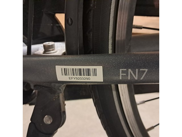 Elektrische fiets , qwic, fn7, donkergrijs / antraciet, 2022 - afbeelding 7 van  12