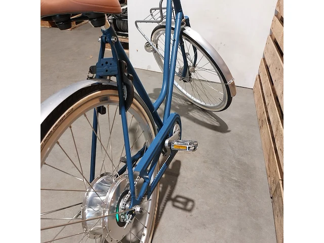 Elektrische fiets, roetz, road+, blauw, 2021 - afbeelding 17 van  18