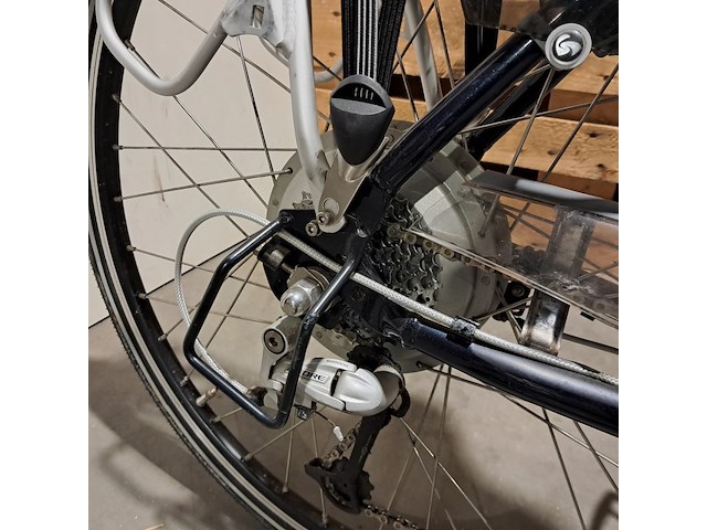 Elektrische fiets, sparta, gl+ ion, grijs / chroom - afbeelding 7 van  14