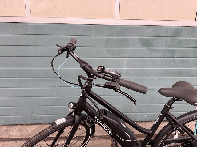 Elektrische fiets/e-bike frame maat 48 7 versnellingen, batavus, dinsdag e-go, zwart mat - afbeelding 6 van  21