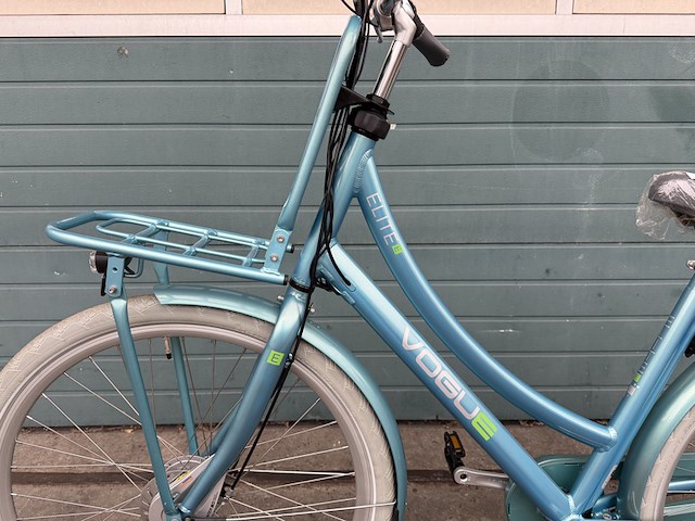 Elektrische fiets/e-bike frame maat 50 7 versnellingen, vogue, elite n7, mint blue - afbeelding 3 van  20