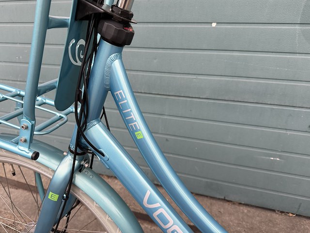 Elektrische fiets/e-bike frame maat 50 7 versnellingen, vogue, elite n7, mint blue - afbeelding 4 van  20