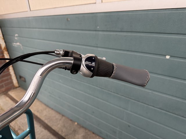 Elektrische fiets/e-bike frame maat 50 7 versnellingen, vogue, elite n7, mint blue - afbeelding 9 van  20