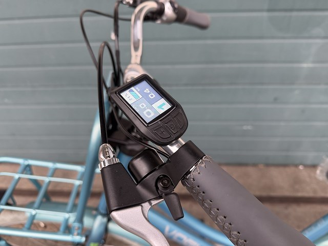 Elektrische fiets/e-bike frame maat 50 7 versnellingen, vogue, elite n7, mint blue - afbeelding 11 van  20