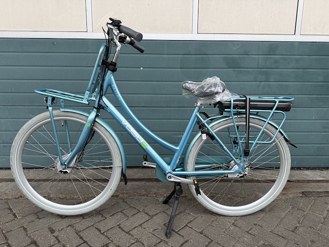 Elektrische fiets/e-bike frame maat 50 7 versnellingen, vogue, elite n7, mint blue - afbeelding 1 van  20