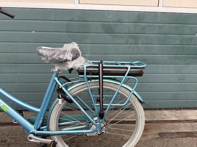 Elektrische fiets/e-bike frame maat 50 7 versnellingen, vogue, elite n7, mint blue - afbeelding 17 van  20