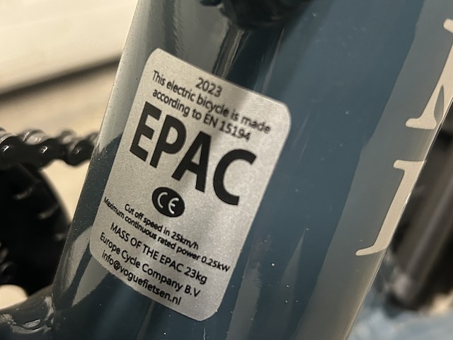 Elektrische fiets/e-bike vouwfiets vogue, mini 6sp - afbeelding 17 van  24