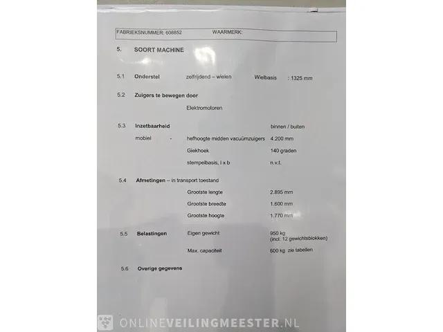 Elektrische glasvacuümhefrobot smartlift, sl608hl e, bouwjaar 2022 | 169 uur - afbeelding 32 van  51