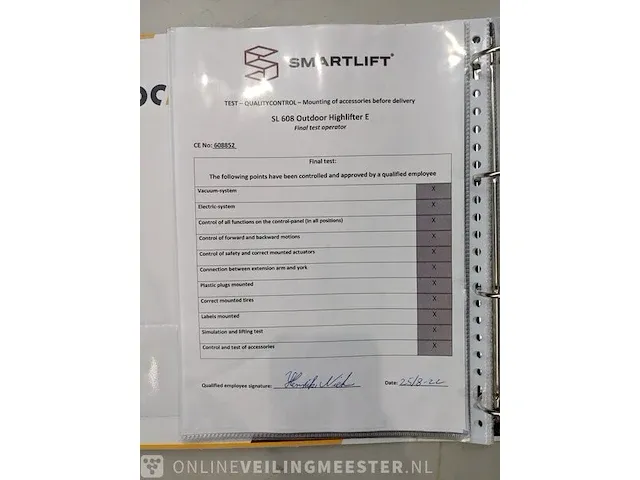 Elektrische glasvacuümhefrobot smartlift, sl608hl e, bouwjaar 2022 | 169 uur - afbeelding 37 van  51