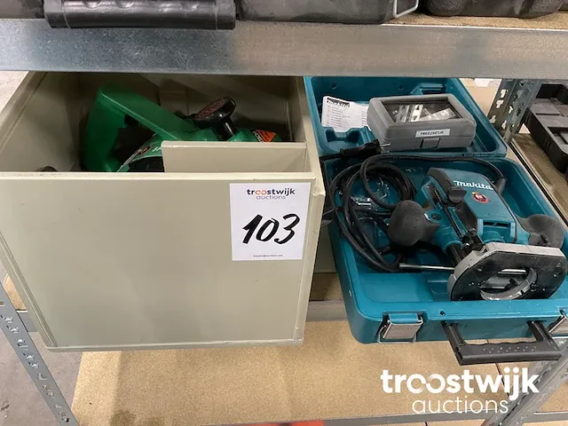 Elektrische handschaaf en bovenfrees - afbeelding 1 van  8