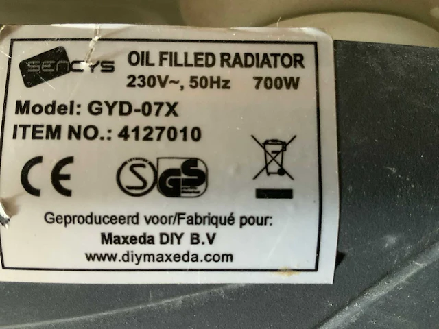 Elektrische heater (2x) - afbeelding 3 van  3