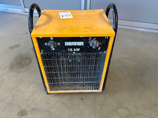 Elektrische heater 400v. - afbeelding 1 van  4