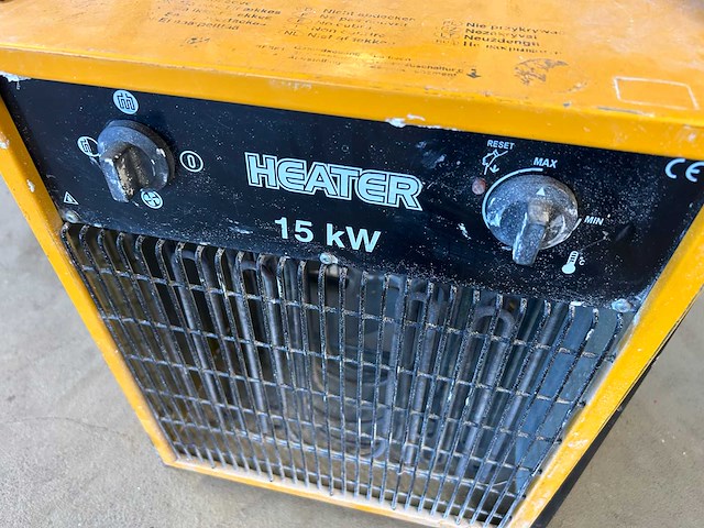 Elektrische heater 400v. - afbeelding 2 van  4