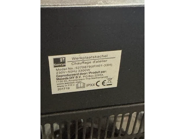 Elektrische heater cencys, zwart - afbeelding 4 van  4