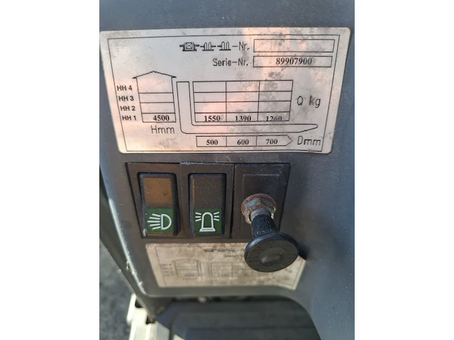 Elektrische heftruck 1,6 ton, jungheinrich, efg df 13-20, 1998 - afbeelding 18 van  25