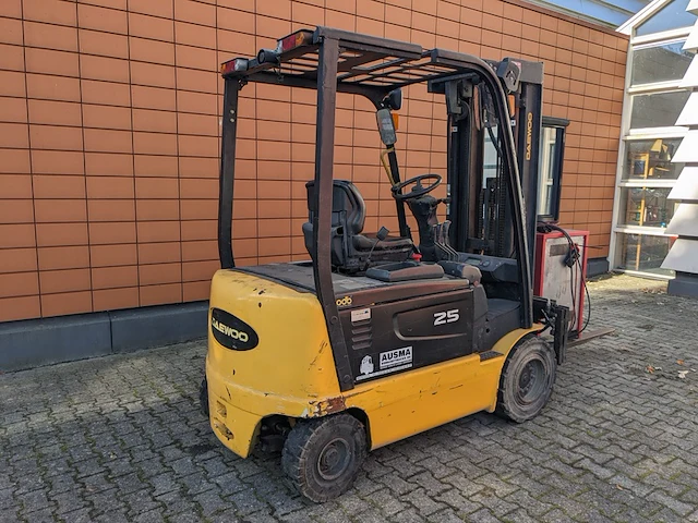 Elektrische heftruck, deawoo, b25x, geel, 2005 - afbeelding 2 van  31