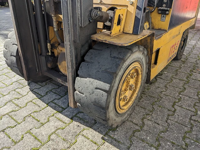 Elektrische heftruck, deawoo, b30s, geel/blauw, 1998 - afbeelding 35 van  36