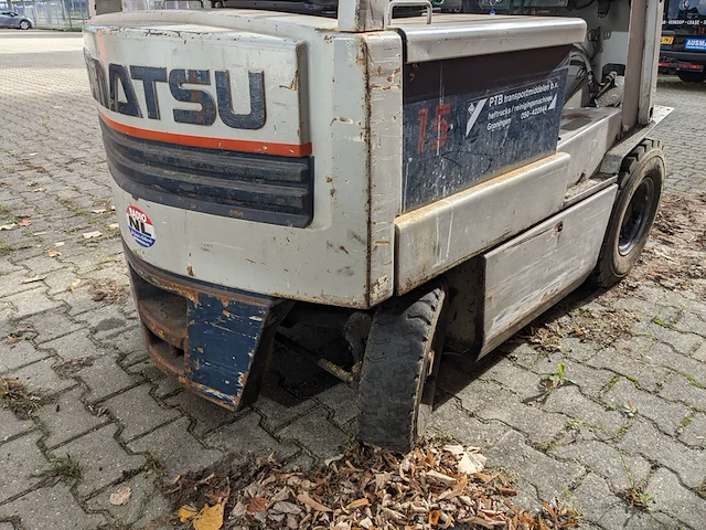 Elektrische heftruck, komatsu, fb15-5, grijs - afbeelding 5 van  30