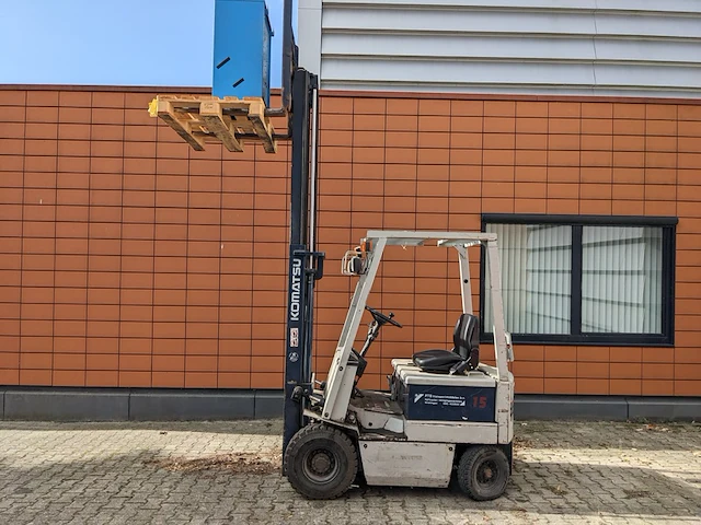 Elektrische heftruck, komatsu, fb15-5, grijs - afbeelding 26 van  30