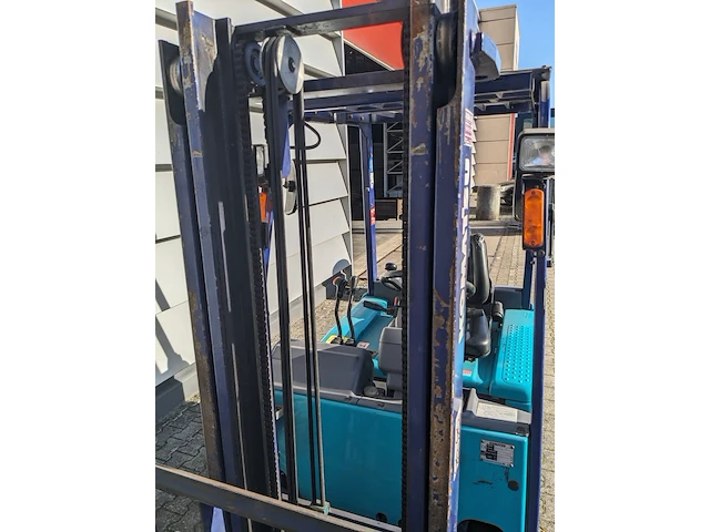 Elektrische heftruck, komatsu, fb15ex-8, geel/blauw, 1999 - afbeelding 9 van  32