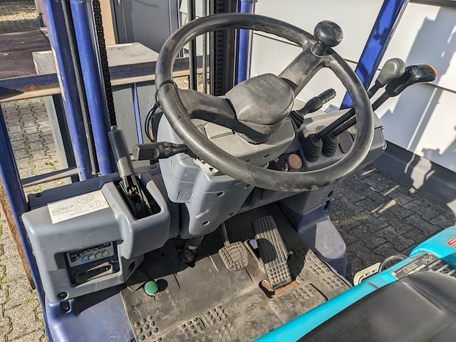 Elektrische heftruck, komatsu, fb15ex-8, geel/blauw, 1999 - afbeelding 14 van  32