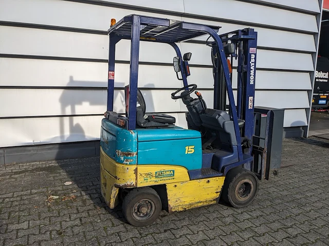 Elektrische heftruck, komatsu, fb15ex-8, geel/blauw, 1999 - afbeelding 23 van  32