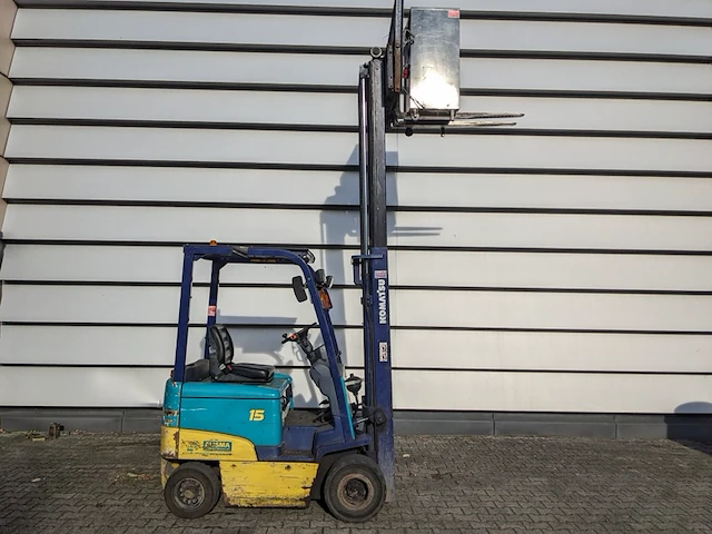 Elektrische heftruck, komatsu, fb15ex-8, geel/blauw, 1999 - afbeelding 28 van  32