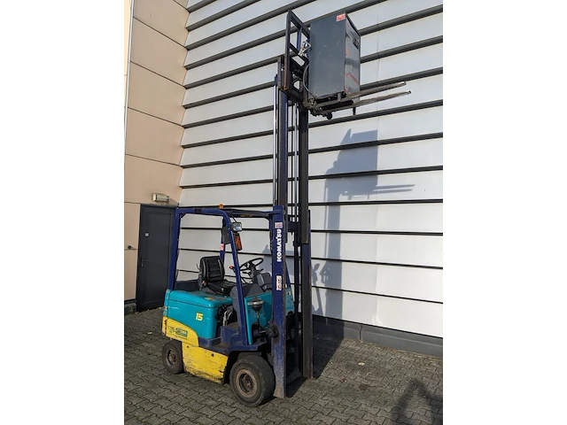 Elektrische heftruck, komatsu, fb15ex-8, geel/blauw, 1999 - afbeelding 29 van  32