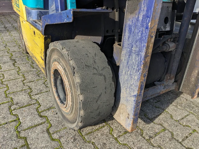 Elektrische heftruck, komatsu, fb15ex-8, geel/blauw, 1999 - afbeelding 31 van  32