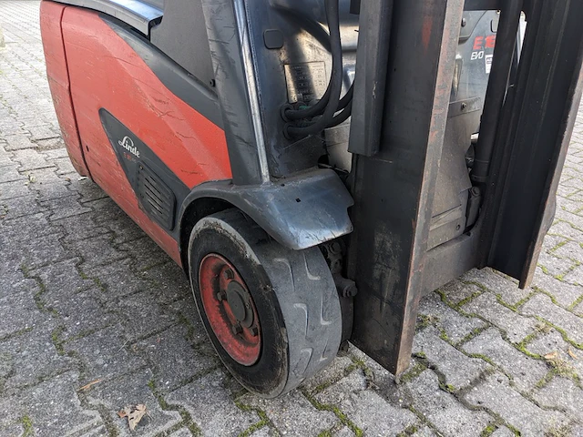 Elektrische heftruck, linde, e16-02, rood, 2014 - afbeelding 30 van  31