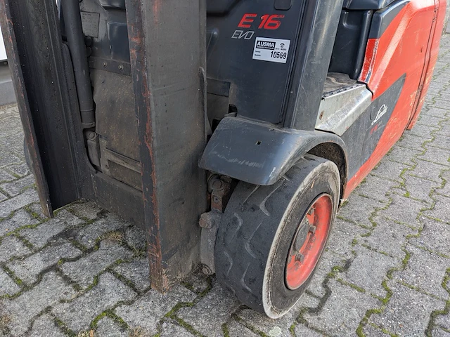 Elektrische heftruck, linde, e16-02, rood, 2014 - afbeelding 31 van  31
