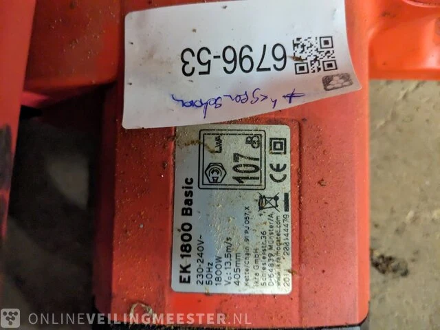 Elektrische heggen- en kettingzaag metabo en basic , hs8746 en ek1800basic - afbeelding 2 van  12