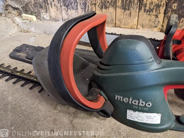 Elektrische heggen- en kettingzaag metabo en basic , hs8746 en ek1800basic - afbeelding 8 van  12