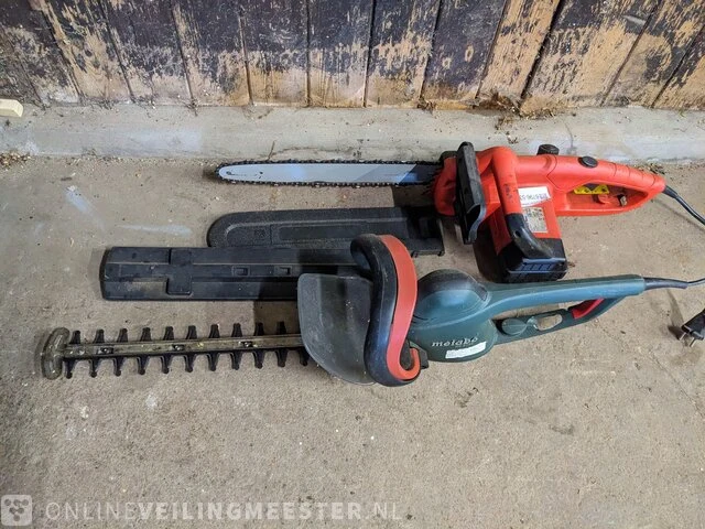 Elektrische heggen- en kettingzaag metabo en basic , hs8746 en ek1800basic - afbeelding 11 van  12