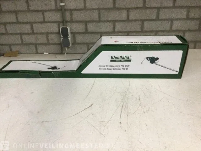 Elektrische heggenschaar gartenmeister, gm 7160, groen/zwart - afbeelding 2 van  4