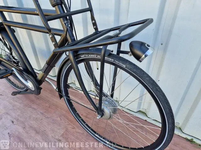 Elektrische herenfiets batavus, cnctd., matzwart - afbeelding 5 van  12