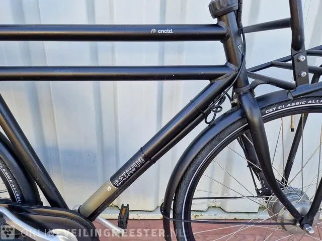 Elektrische herenfiets batavus, cnctd., matzwart - afbeelding 6 van  12