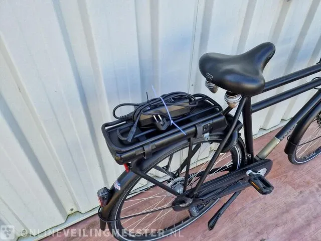 Elektrische herenfiets batavus, cnctd., matzwart - afbeelding 8 van  12