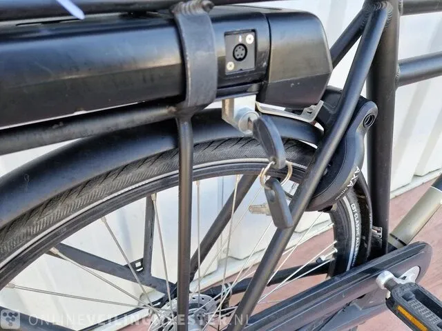 Elektrische herenfiets batavus, cnctd., matzwart - afbeelding 9 van  12
