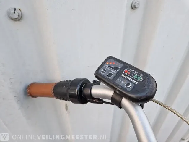 Elektrische herenfiets batavus, genova e-go, donkerblauw - afbeelding 3 van  9