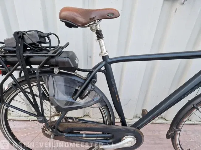Elektrische herenfiets batavus, genova e-go, donkerblauw - afbeelding 4 van  9
