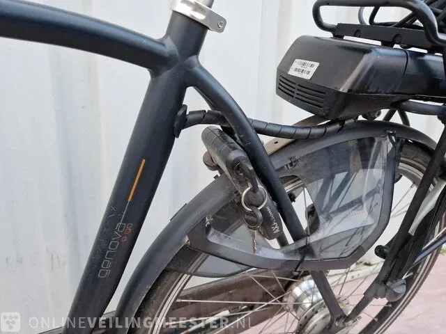 Elektrische herenfiets batavus, genova e-go, donkerblauw - afbeelding 8 van  9