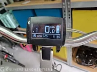 Elektrische herenfiets batavus, monaco e-go, grijs - afbeelding 8 van  9