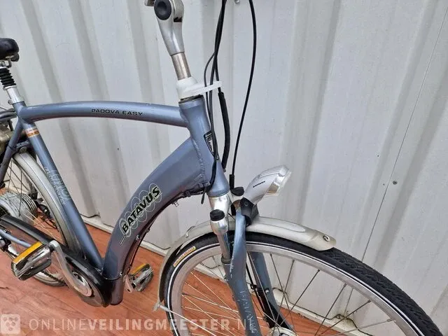 Elektrische herenfiets batavus, padova easy, lichtblauw - afbeelding 2 van  8